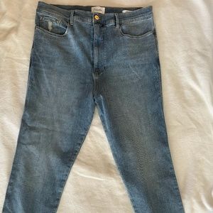 NWOT Frame Le Sylvie Crop Raw Hem Size 34